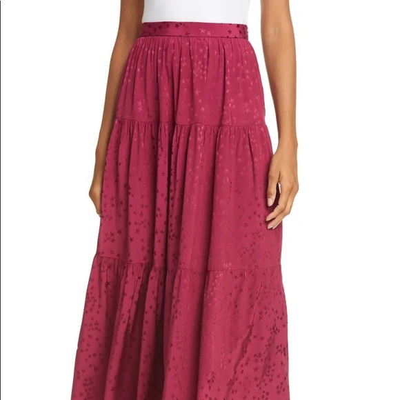 STAUD Dresses & Skirts - STAUD - Leo Skirt - Raspberry - Sz L